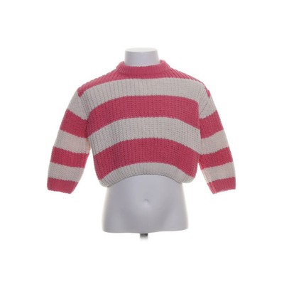 Topolino, Strickpullover, Größe: 98, Pink/Weiß, Polyester, Streifen #e7X