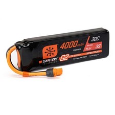 Spektrum SPMX43S30 11.1V 4000mAh 3S Smart G2 LiPo Battery 30C: IC3