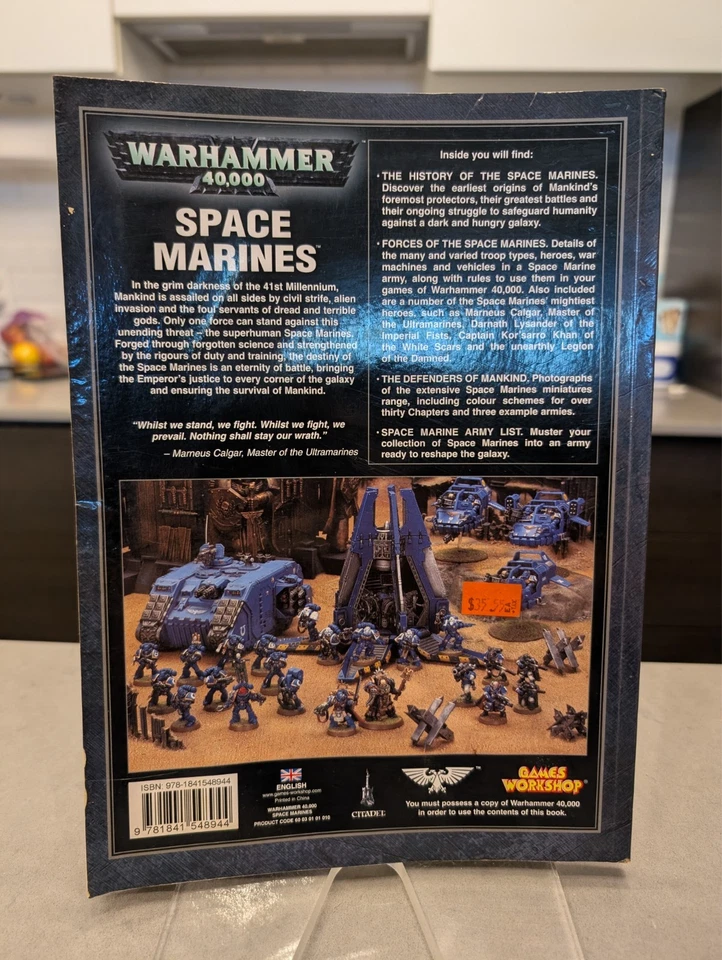 Games Workshop Warhammer 40k - Codex Space Marines 5th Ed. Book 2 FOR 1 SHIP - Bild 2 von 2