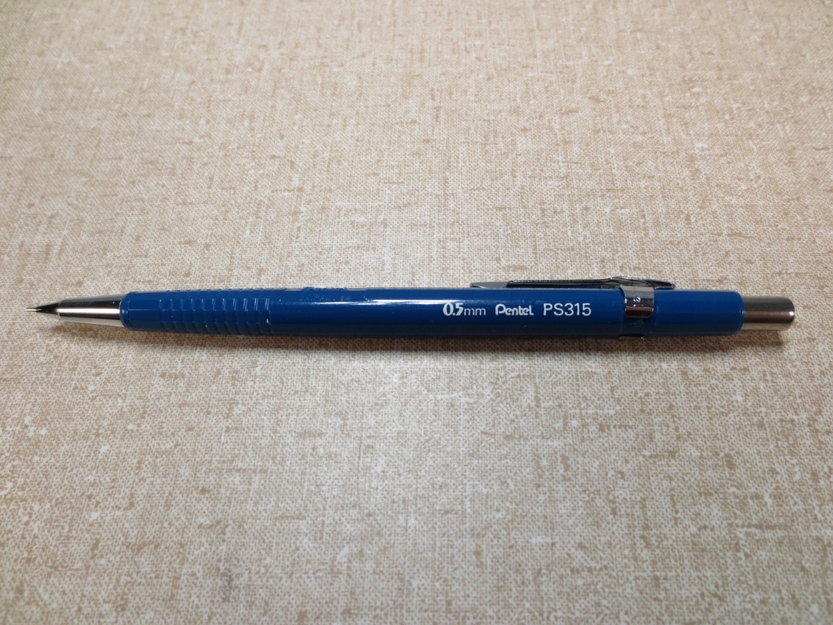 Vintage Pentel Sharp Mechanical Pencil Pro - PS315 0.5 mm - Blue