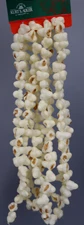 Kurt Adler Plastic Popcorn Garland For Christmas Decoration  Yellow 9 Ft. Long