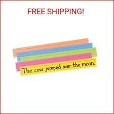 Pacon  Peacock  Super-Bright Sentence Strips, Assorted Colors, Pack Of 100