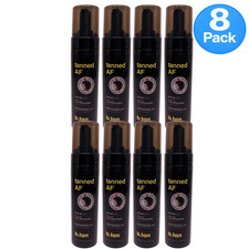 b.tan Tanned AF Darkest 1 Hour Self Tan Mousse 200ml 8 Pack Bundle