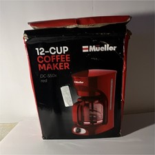 Mueller DC-550x Red 12-Cup Filter Coffee Make...