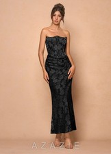 Ezrena Powder Blue Maxi Dress-AZAZIE|24695