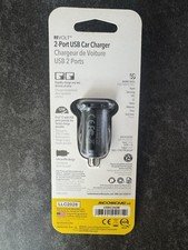 Image of Scosche reVOLT Dual 12W USB Car Charger with Illuminated Ports for Apple Samsung