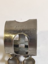 Vintage Elton Clarinet/Saxophone Ligature Patinated Metal Screw Tightener