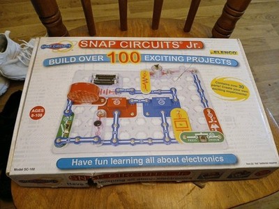Snap Circuits Jr. pädagogische elektronische Projekte Modell Sc-100 - kompletter Bausatz