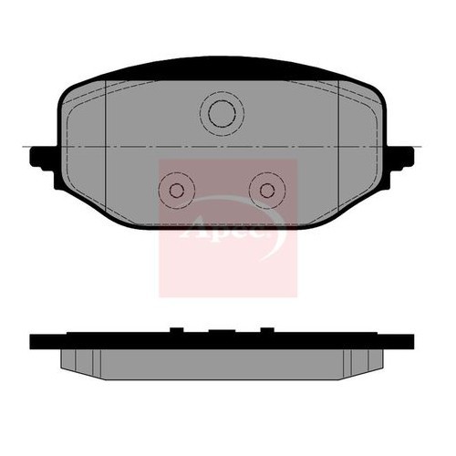 Peugeot 308 Iii 2021 BremsbeläGe Vorne (R90) Apec PAD2556-image