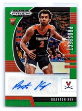 2020 Panini Prizm Draft Picks Braxton Key Prospect Autographs Green #PA-BK