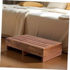 Acacia Wood Step Platform - 25x16x6.5 Inch Outdoor One Step Stool