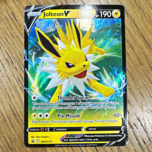 The Pokémon Company Jolteon V SWSH151 Holo Promo EN SWSH Promos 190HP