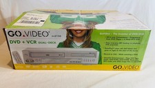 GoVideo DV2150 DVD/VCR Combo Player Original Box Tested Working No Remote