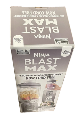 Ninja Blast Max 20oz Capacity Portable Blender Cool Gray Twist