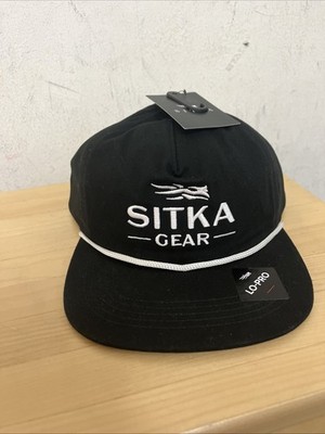 Sitka Gear Cornerstone Lo-Pro Snapback Hat - Black Deer Hunting Bowhunter Hunter