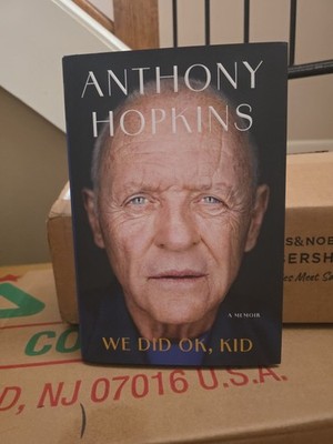 Anthony Hopkins WE DID OK, KID Signed 1st Edition Hardcover Book Autographed