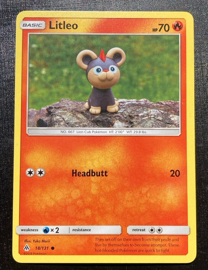Litleo 18/131 Pokémon Forbidden Light Common TCG LP