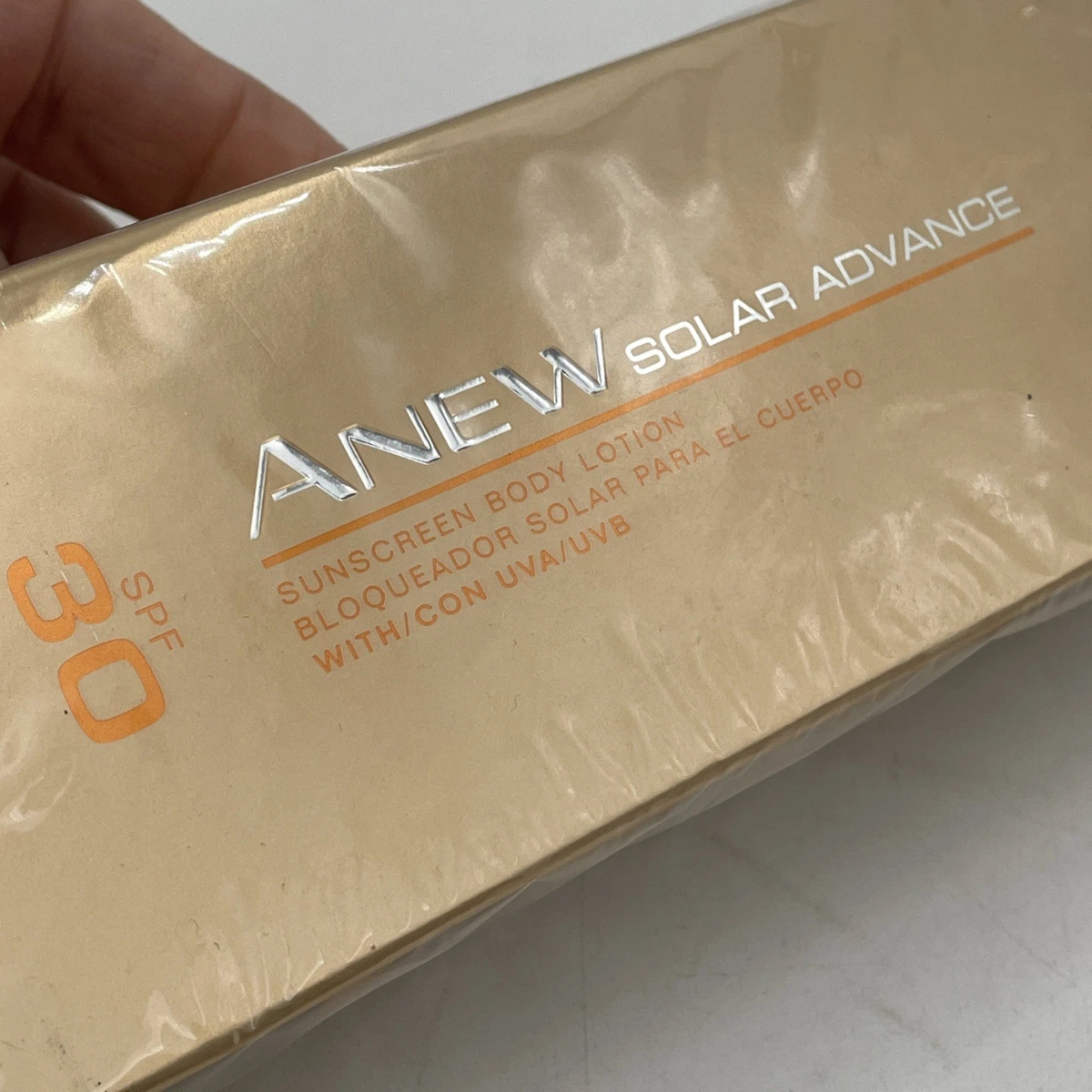 Avon Anew Solar Advance Sunscreen BODY Lotion SPF30 New In Box Sealed 5oz