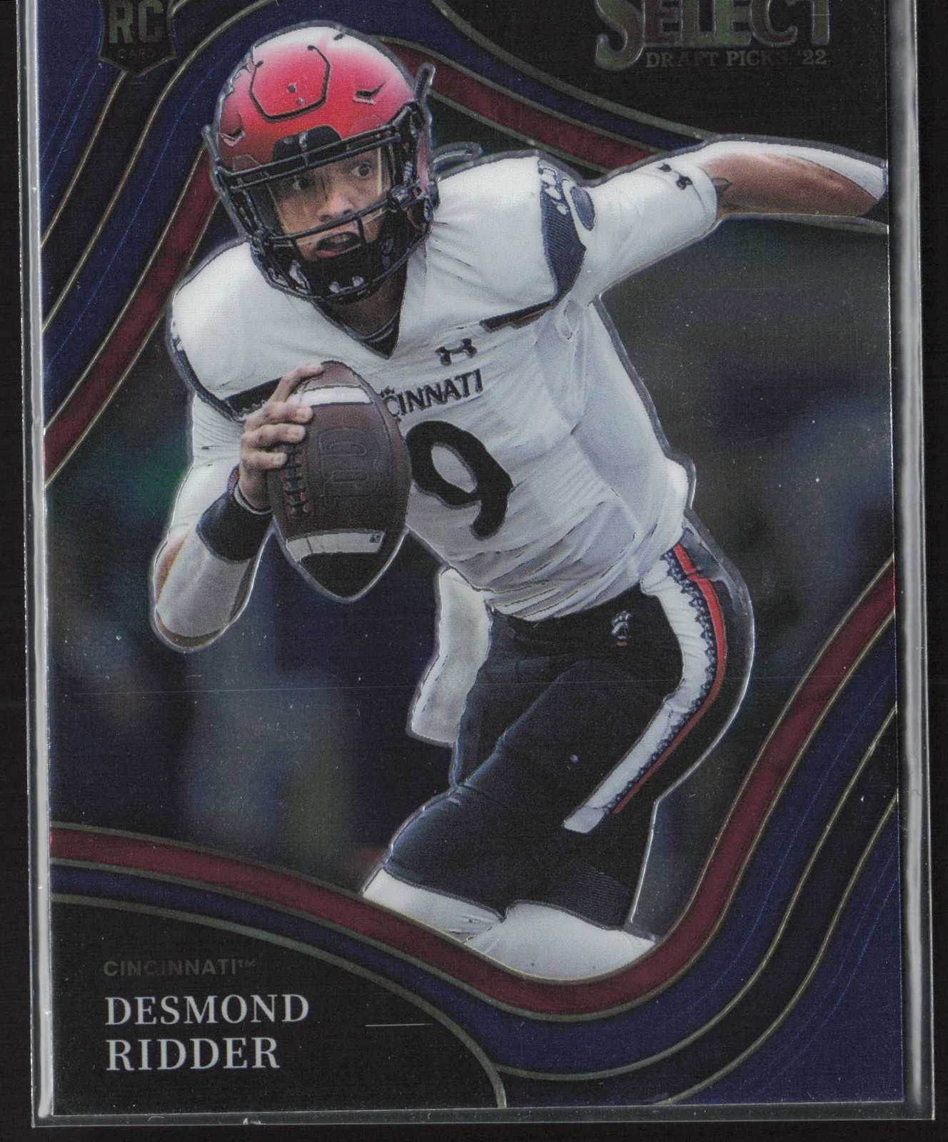 2022 Panini Select Draft Picks #115 Desmond Ridder Blue (Retail Base)