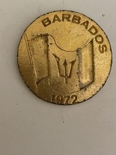 1972 Barbados 100 Great Days With Chevrolet Medal Token Coin