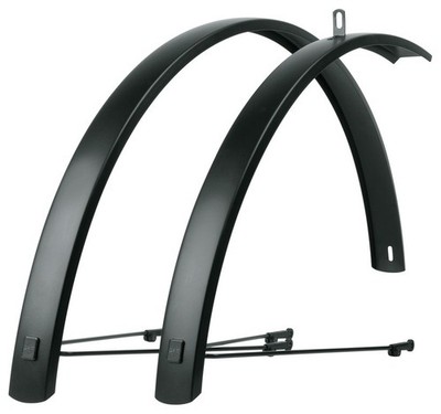 SKS Schutzblech EDGE AL 28'' schwarz matt 56 mm