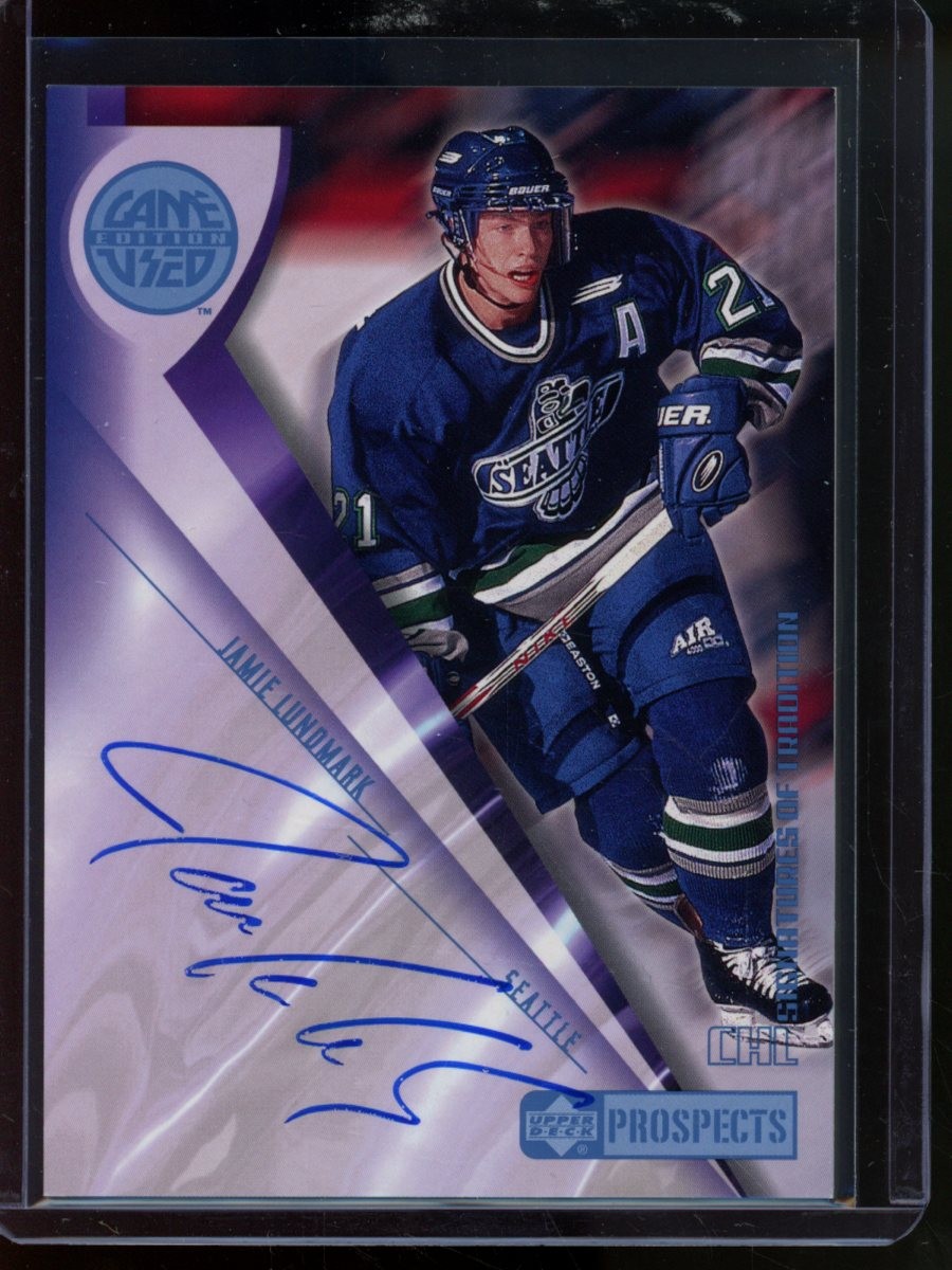 2001-02 Upper Deck CHL Prospects Jamie Lundmark Auto #A-JL