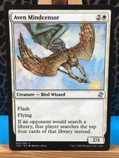 MTG - Aven Mindcensor. Time Spiral Remastered. UnCommon - White Creature - Bird.