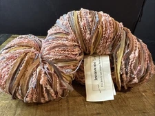 Ironstone Yarns Sun Content:3 types Yarn 125Yds Novelty Yarn Pink Sparkles Gray