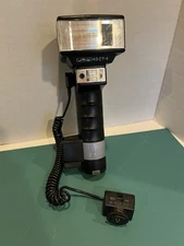 Vintage Camera Equipment Metz 45 CT-4 Digital Flash Unit + SUNPAK 411 UNTESTED
