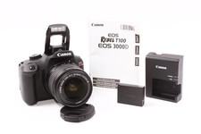 Used Canon EOS Rebel T100 3000D Digital SLR Camera w/ 18-55mm Lens