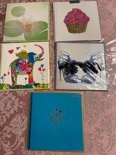 Lot of 5 Papyrus Mix Greeting Card Sympathy,birthday,thank you retail 46
