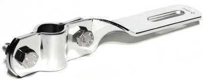 Mirror Mount Bracket-Twisted Chrome Plated 5/8 & 3/4'', 6.5'' Long GG#33163BP Each