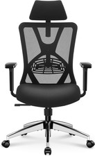 Ergonomic Office Chair - High Back Desk Chair with Adjustable Lumbar Support, He