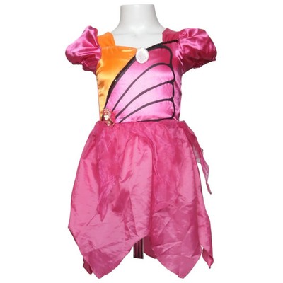 Barbie, Verkleidung, Größe: 104, Nylon/Polyester, Pink/Orange, Print #bH2
