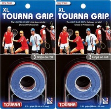 Tourna Grip 3 XL Grips, 99 cm x 29 mm - Blue 2-Pack