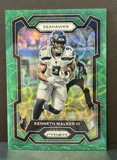 2023 Panini Prizm Kenneth Walker III #261 Green Scope Prizm /75