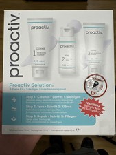Proactiv Solution 3-Piece 120ML Kit Cleanse Tone Repair for Acne NEW SEALED