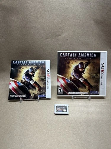Captain America: Super Soldier (Nintendo 3DS, 2011) Complete In Box CIB