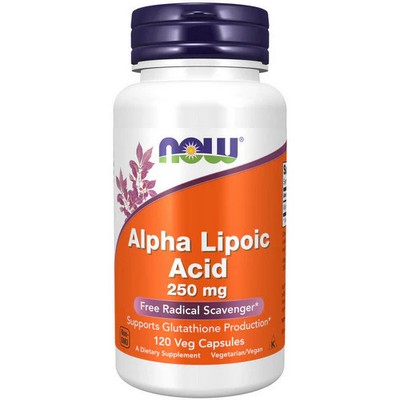 ALPHA LIPOIC ACID 120 Caps 250 mg by Now Foods
