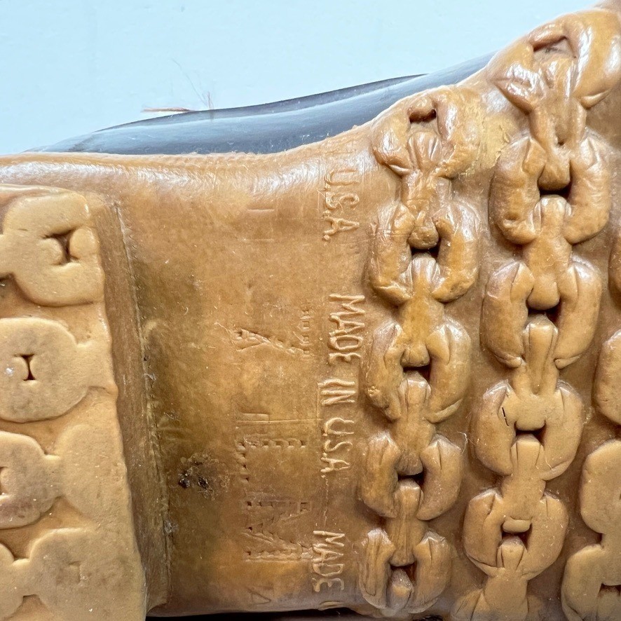 LL Bean‎ Buckle Boots Mens Size 7 Tan Leather Brown Duck Bean Boots USA Buckle LL Bean Buckle Boots Mens Size 7 Tan Leather Brown Duck Bean  main image 3