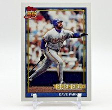 Dave Parker 1991 Topps #235 Brewers HOF NM