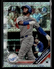 2019 Bowman #BCP-134 Cristian Santana Chrome Prospects Mojo Refractors card