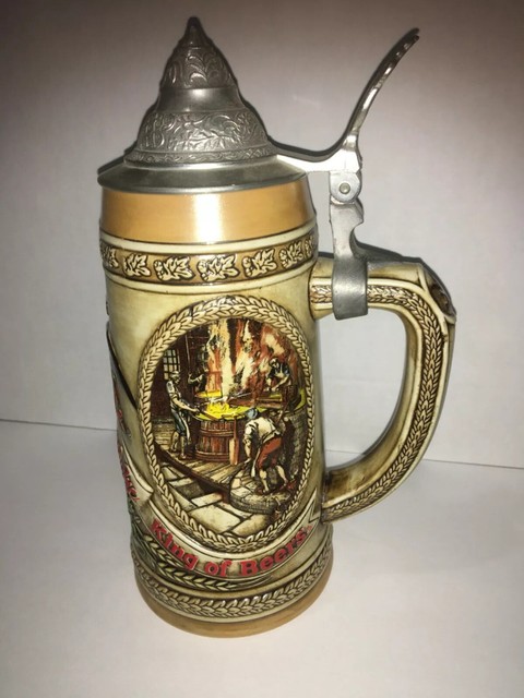 vintage budweiser beer steins