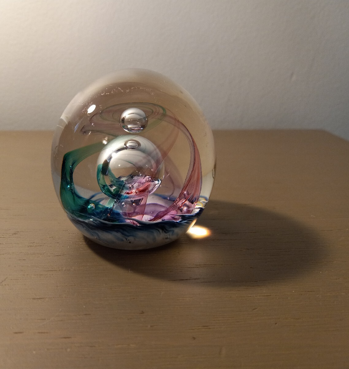 英国 スコットランド ヴィンテージ ペーパーウェイト SELKIRK Vintage Selkirk Glass Paperweight Scotland 1995 | eBay