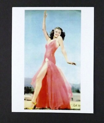 1 x Karte Adler Design Stars of the Silver Screen Rita Hayworth # 14 von 25