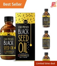 Black Seed Oil 100 Pure 8 oz Cold-Pressed Immune Support Hair Skin Health