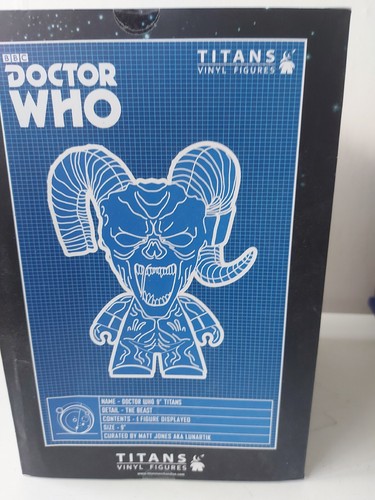 Doctor Who The Beast Titan Vinyl Figure 9" SDCC Exclusive Impossible Planet - Picture 4 of 5