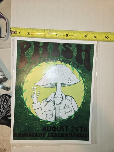 phish After Party Promo poster mushrooms - Picture 2 of 4