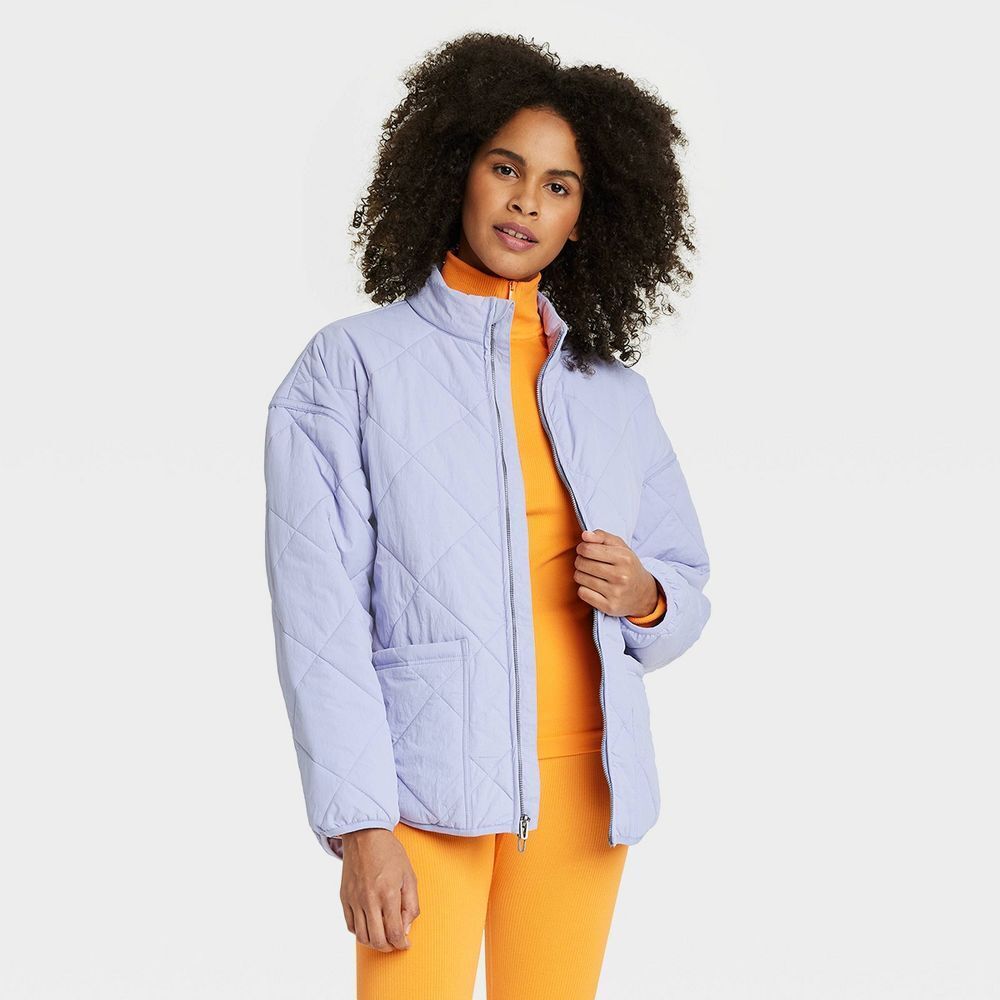 All In Motion Women's Zip-Up Winter Lightweight Puffer All In Motion Women's Zip-Up Winter Lightweight Puffer