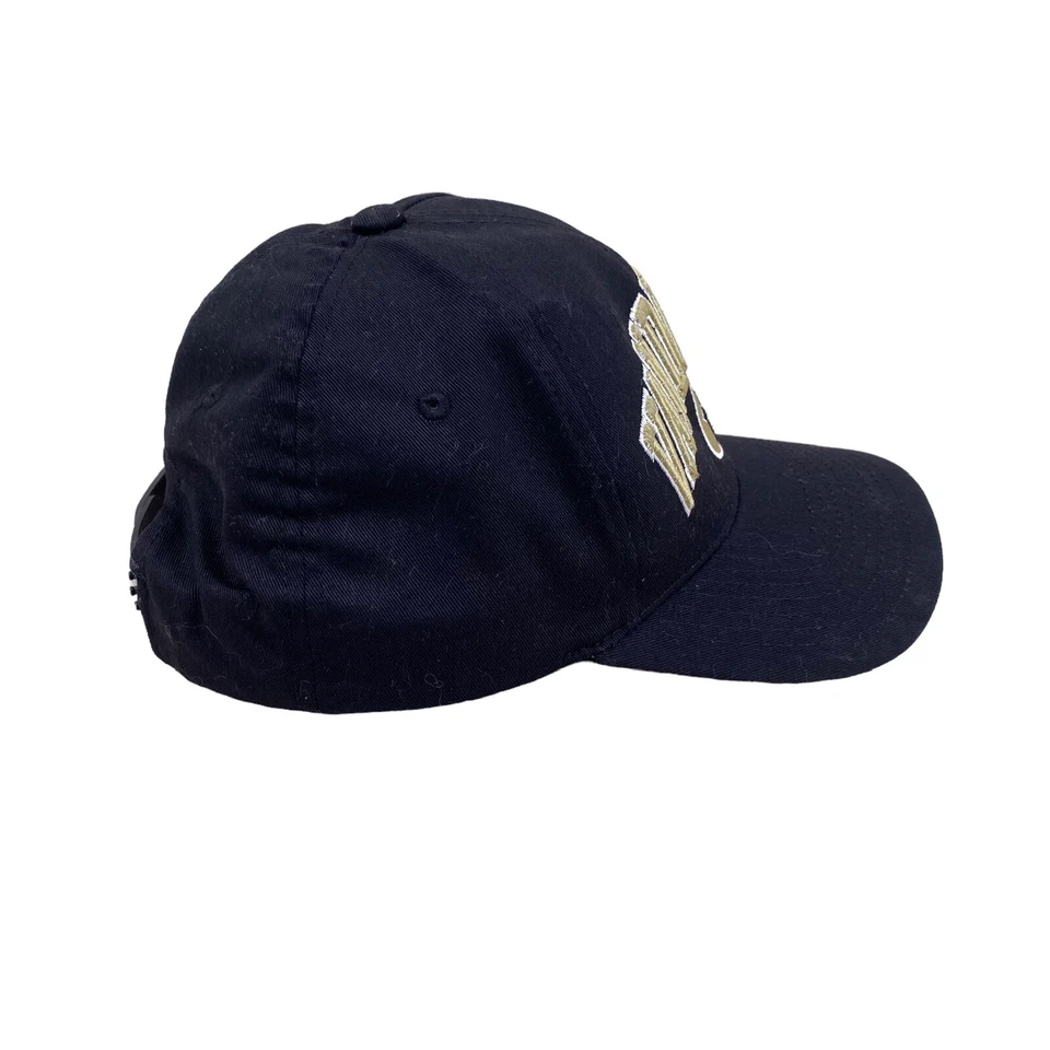 Vanderbilt Zephyr Unisex Baseball Hat Cap Black Snap Back w/Gold Embroidery Logo - Image 4 of 4